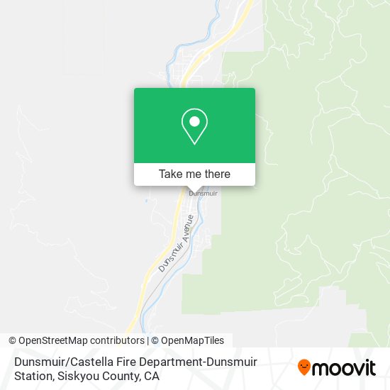 Mapa de Dunsmuir / Castella Fire Department-Dunsmuir Station
