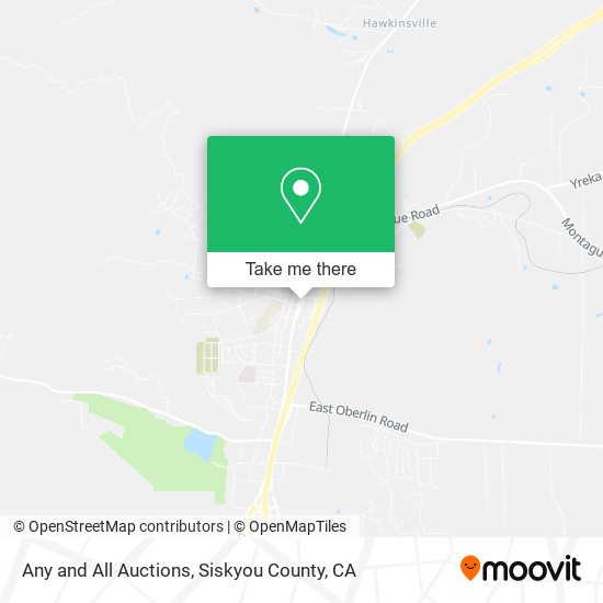 Mapa de Any and All Auctions