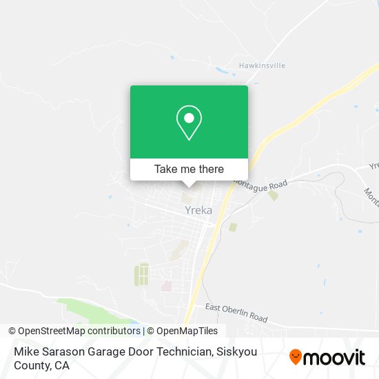 Mapa de Mike Sarason Garage Door Technician