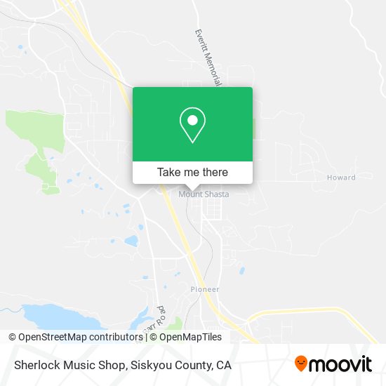 Sherlock Music Shop map