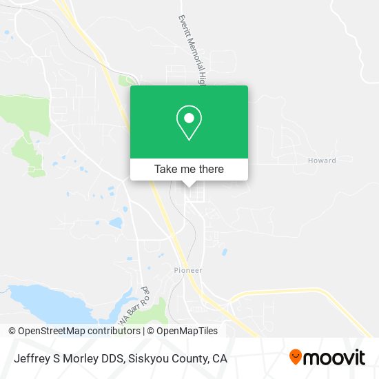Jeffrey S Morley DDS map