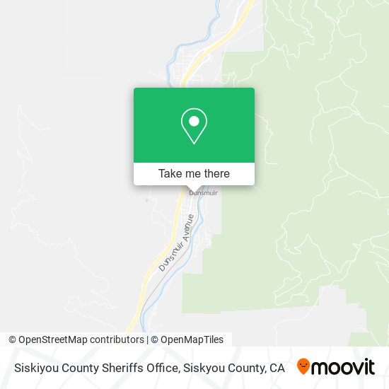 Siskiyou County Sheriffs Office map