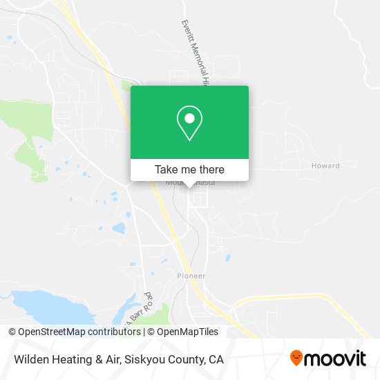 Wilden Heating & Air map