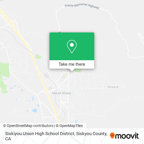Mapa de Siskiyou Union High School District