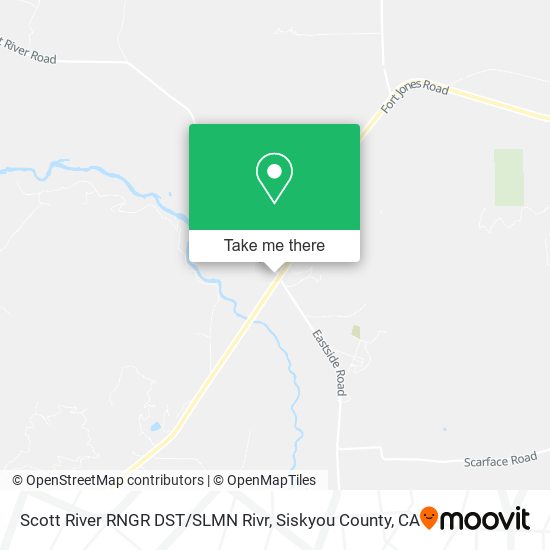 Scott River RNGR DST/SLMN Rivr map