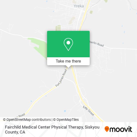 Mapa de Fairchild Medical Center Physical Therapy