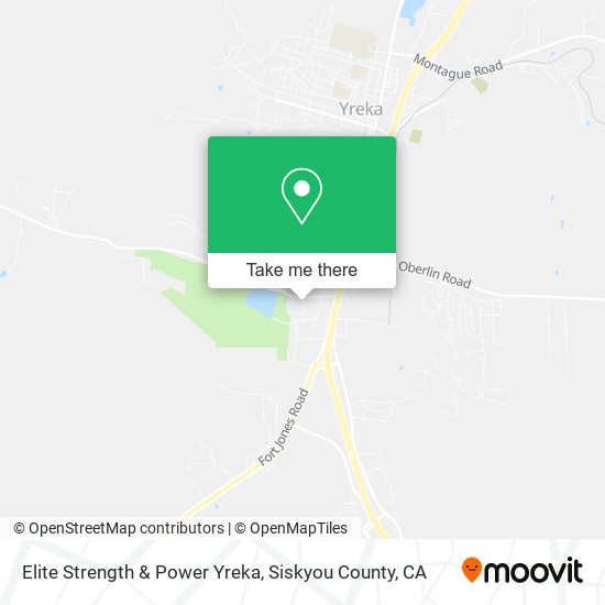 Mapa de Elite Strength & Power Yreka