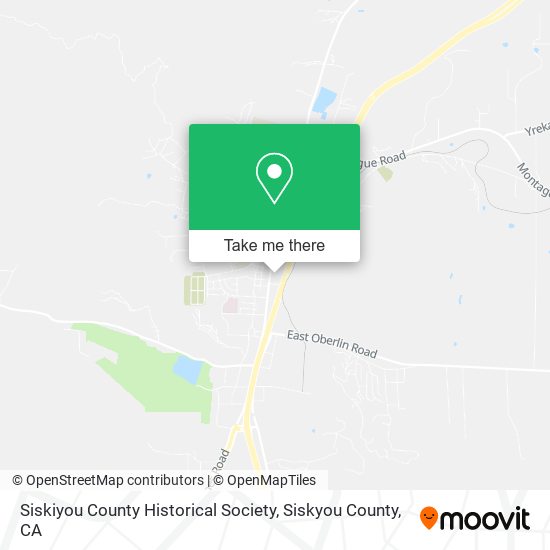 Mapa de Siskiyou County Historical Society