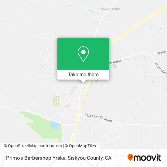 Mapa de Primo's Barbershop Yreka