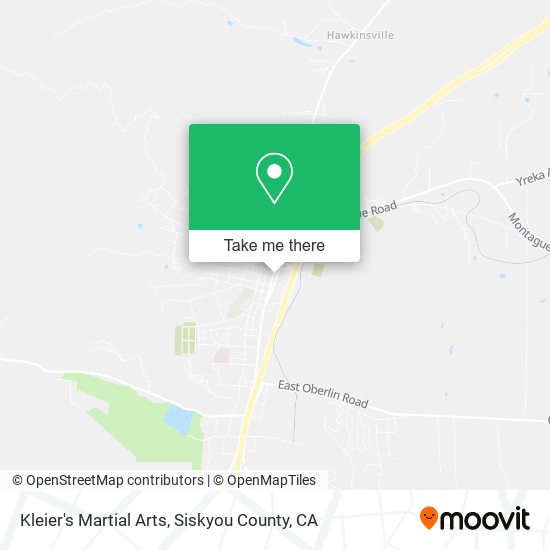 Kleier's Martial Arts map