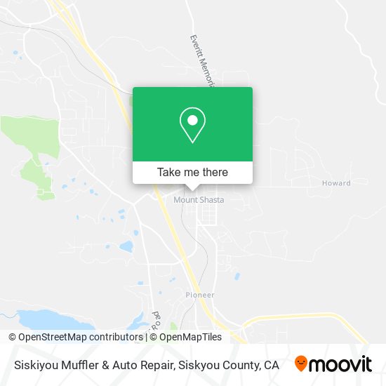 Siskiyou Muffler & Auto Repair map