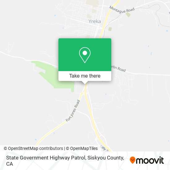 State Government Highway Patrol map