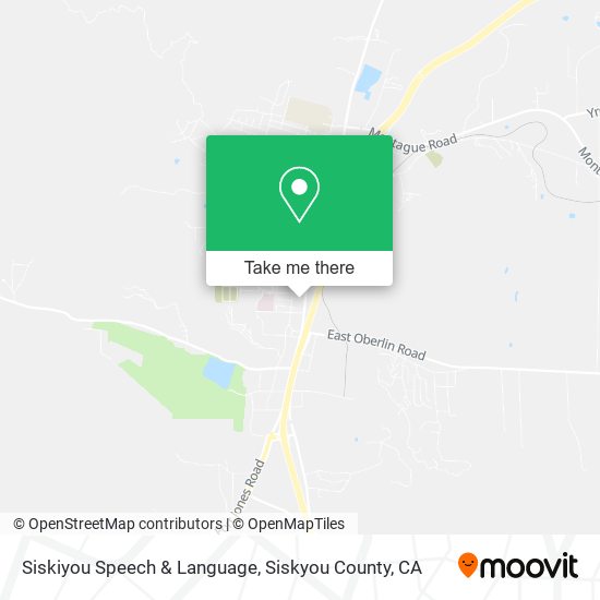 Siskiyou Speech & Language map