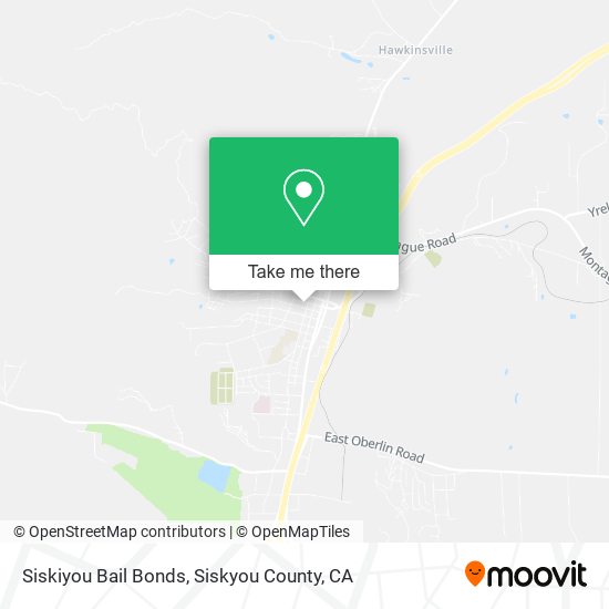 Mapa de Siskiyou Bail Bonds