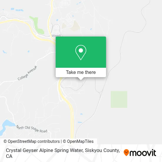 Crystal Geyser Alpine Spring Water map