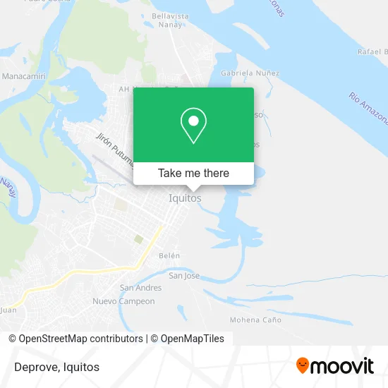 Mapa de Deprove