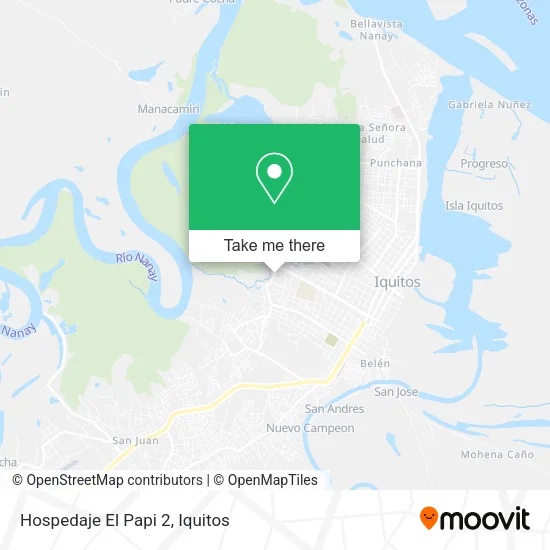 Mapa de Hospedaje El Papi 2