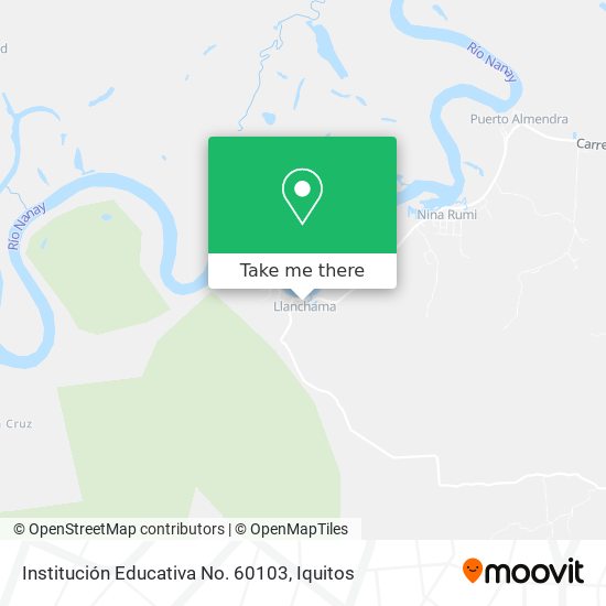 Institución Educativa No. 60103 map
