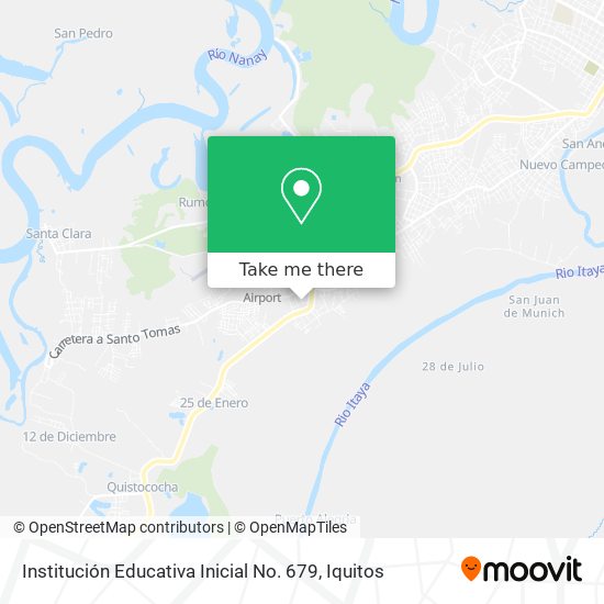 Mapa de Institución Educativa Inicial No. 679