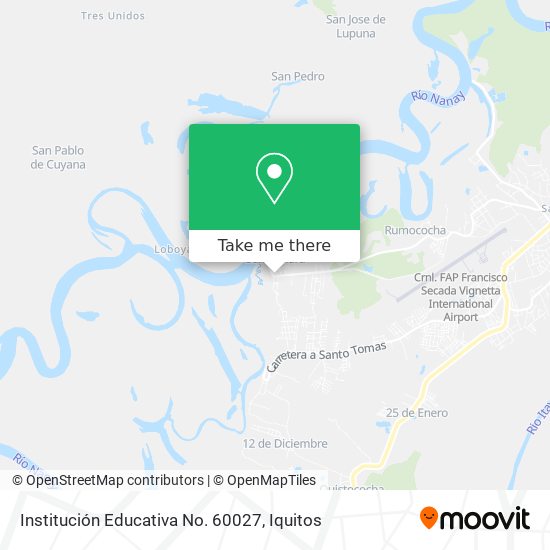 Institución Educativa No. 60027 map