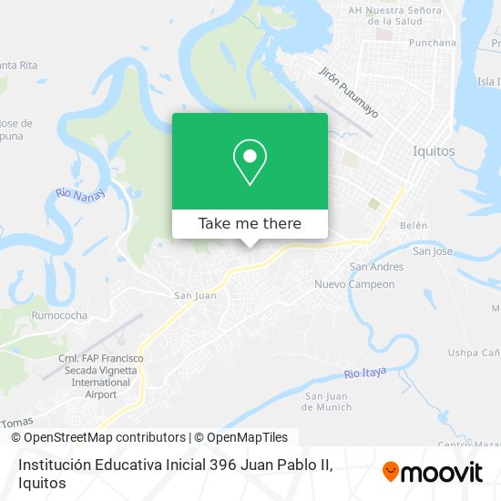 Institución Educativa Inicial 396 Juan Pablo II map