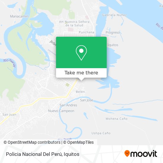 Mapa de Policia Nacional Del Perú