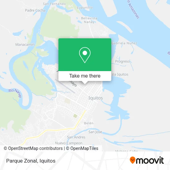 Mapa de Parque Zonal