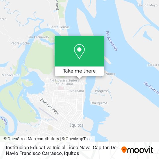 Institución Educativa Inicial Liceo Naval Capitan De Navio Francisco Carrasco map