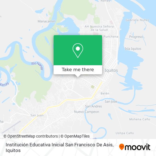 Institución Educativa Inicial San Francisco De Asis map