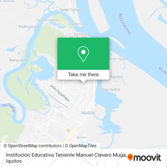 Institución Educativa Teniente Manuel Clavero Muga map