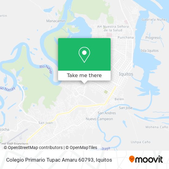 Mapa de Colegio Primario Tupac Amaru 60793