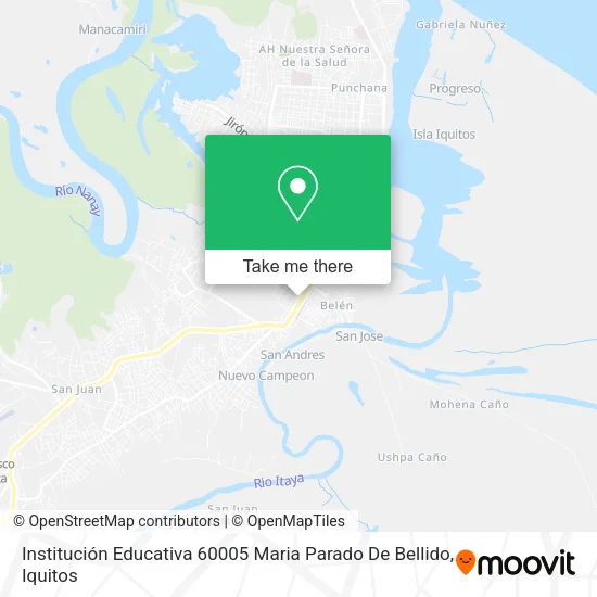 Mapa de Institución Educativa 60005 Maria Parado De Bellido