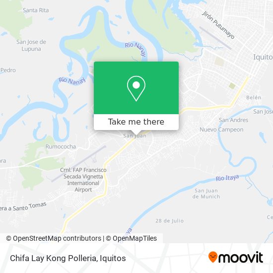 Chifa Lay Kong Polleria map