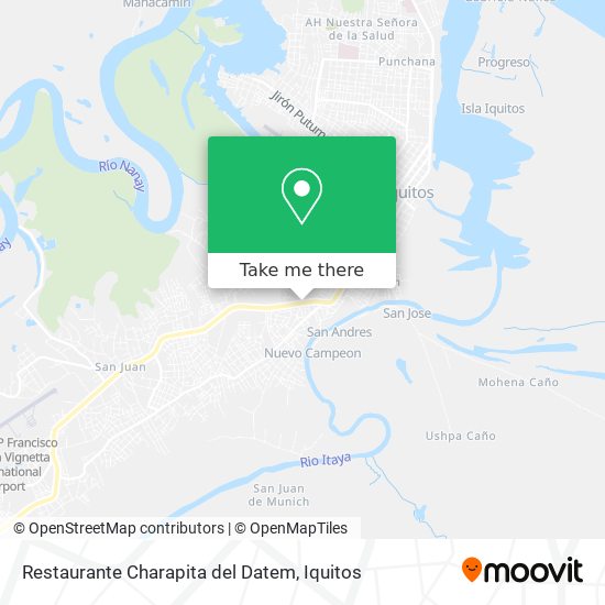 Mapa de Restaurante Charapita del Datem