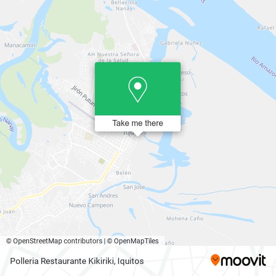 Mapa de Polleria Restaurante Kikiriki