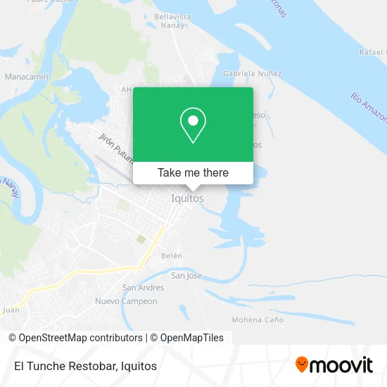 Mapa de El Tunche Restobar