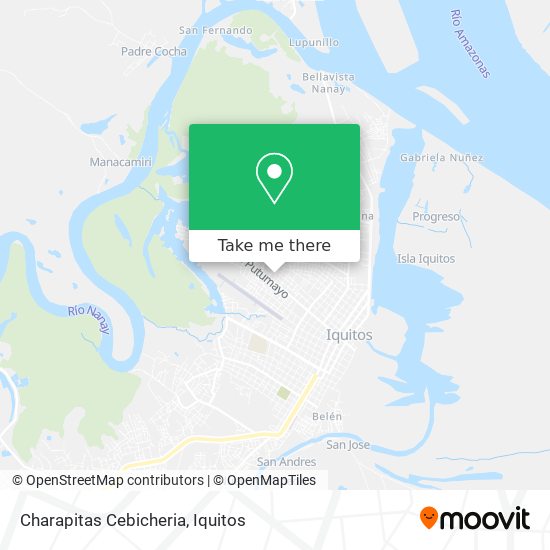 Mapa de Charapitas Cebicheria