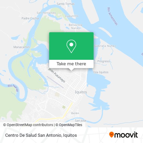 Centro De Salud San Antonio map