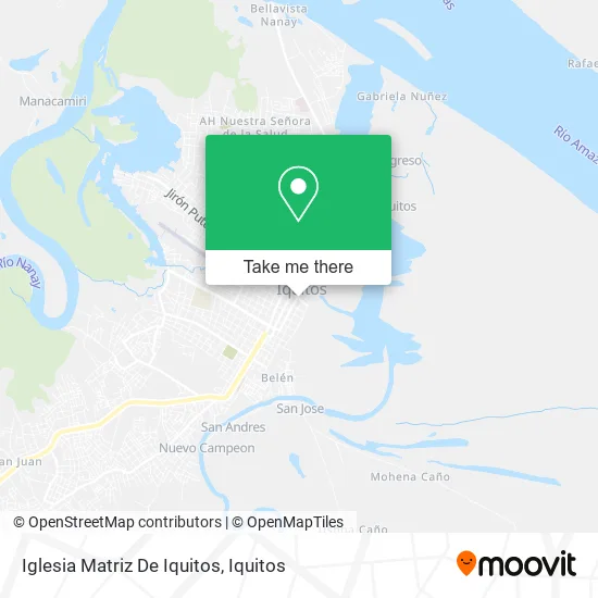 Iglesia Matriz De Iquitos map