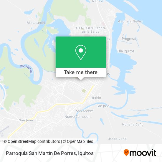 Mapa de Parroquia San Martín De Porres