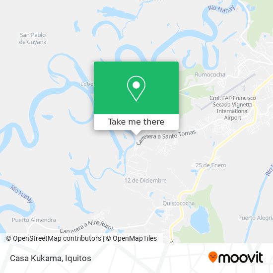 Mapa de Casa Kukama