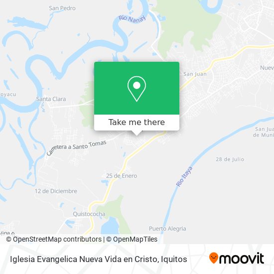 Iglesia Evangelica Nueva Vida en Cristo map