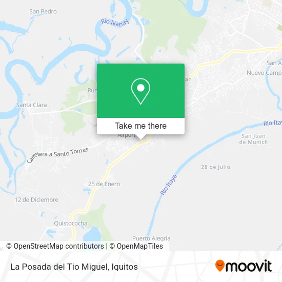 Mapa de La Posada del Tio Miguel