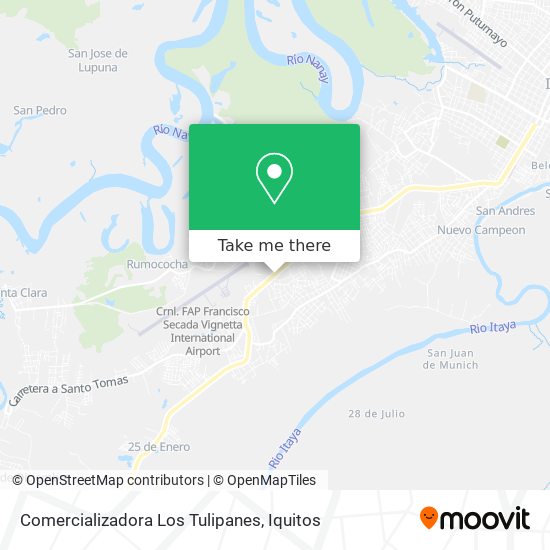 Mapa de Comercializadora Los Tulipanes