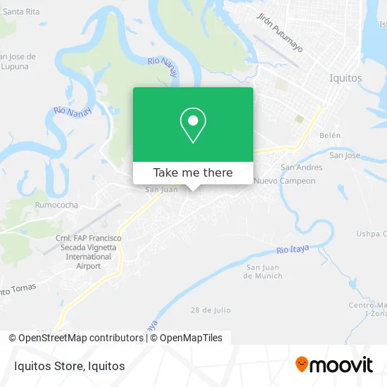 Iquitos Store map