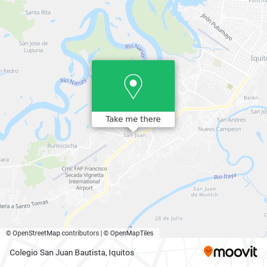 Colegio San Juan Bautista map