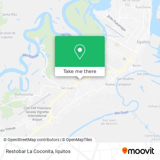 Restobar La Coconita map