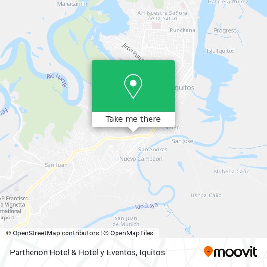 Mapa de Parthenon Hotel & Hotel y Eventos