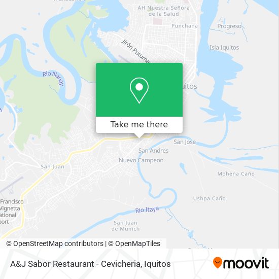 A&J Sabor Restaurant - Cevicheria map