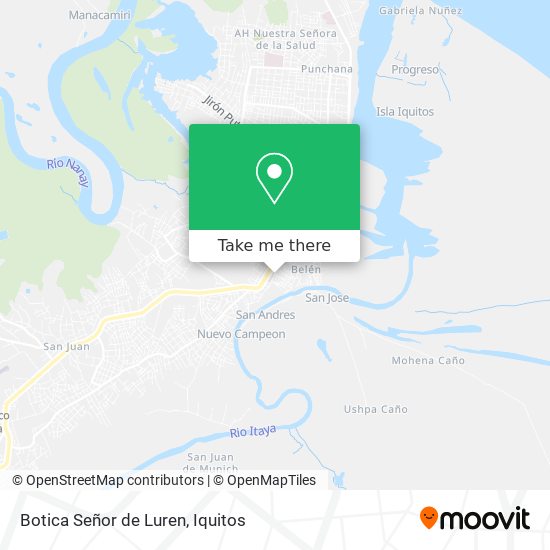 Botica Señor de Luren map